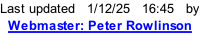 Last updated   1/12/25   16:47   by   Webmaster: Peter Rowlinson