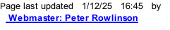 Page last updated   1/12/25   16:47   by    Webmaster: Peter Rowlinson