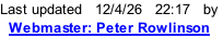 Last updated   12/4/26   22:19   by   Webmaster: Peter Rowlinson